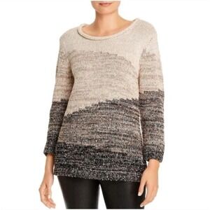 Karl‎ Lagerfeld Paris Women's L Knit Metallic Ombre Pullover Sweater